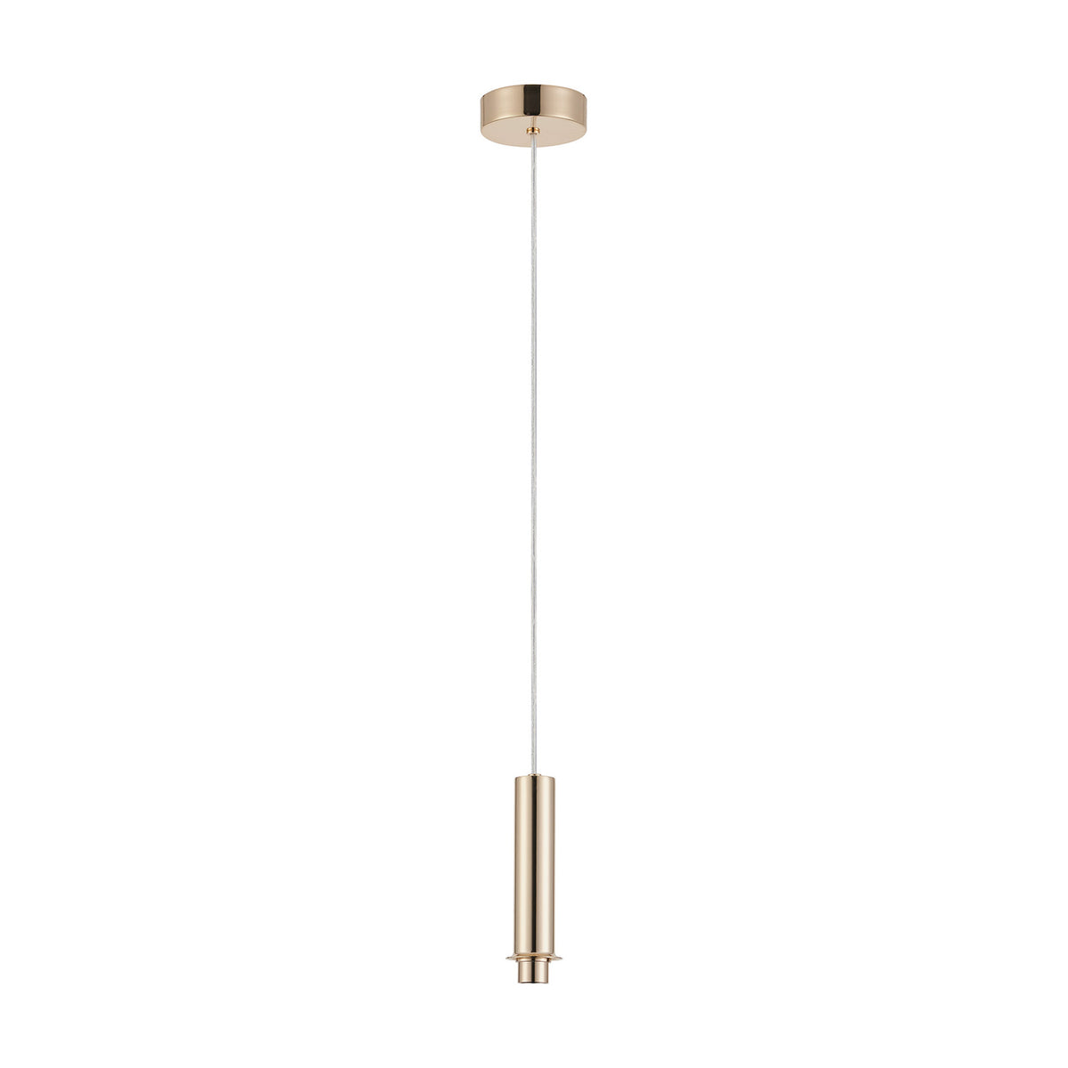 Wick G9 Pendant Light 80mm Dia 1.7m Drop - French Gold