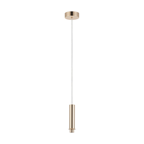 Wick G9 Pendant Light 80mm Dia 1.7m Drop - French Gold
