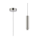 Wick G9 Pendant Light 80mm Dia - Polished Nickel