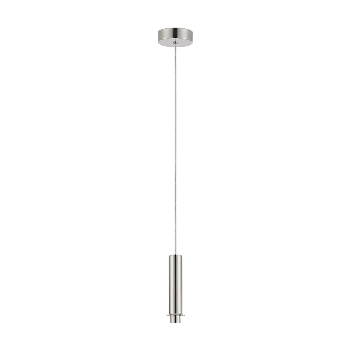 Wick G9 Pendant Light 80mm Dia - Polished Nickel