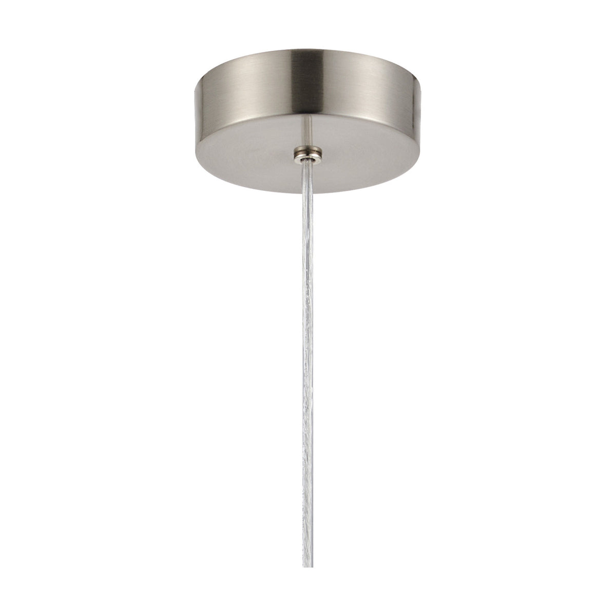 Wick G9 Pendant Light 80mm Dia 1.7m Drop - Satin Nickel