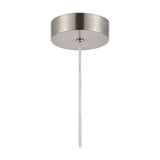 Wick G9 Pendant Light 80mm Dia 1.7m Drop - Satin Nickel