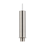Wick G9 Pendant Light 80mm Dia 1.7m Drop - Satin Nickel
