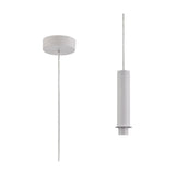 Wick G9 Pendant Light 80mm Dia 1.7m Drop - Satin White