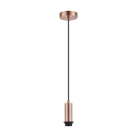 Wick Pendant Light 10cm Dia 1.7m Drop - Antique Copper
