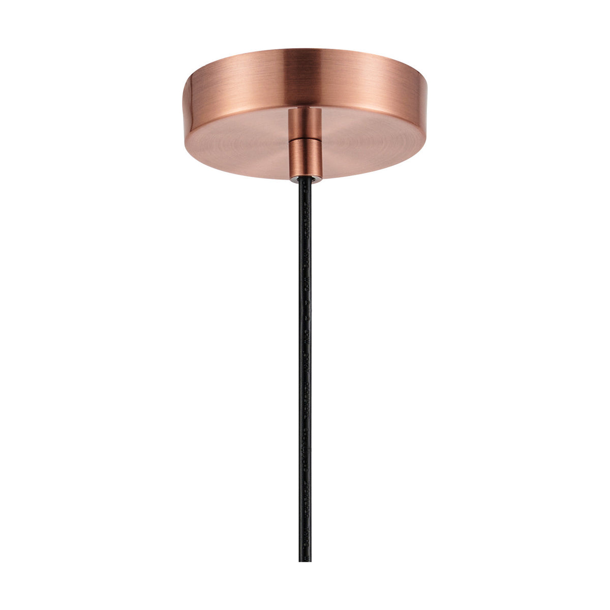 Wick Pendant Light 10cm Dia 1.7m Drop - Antique Copper