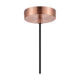 Wick Pendant Light 10cm Dia 1.7m Drop - Antique Copper