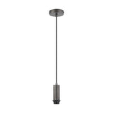 Wick E27 Pendant Light 10cm Dia 1.7m Drop - Aged Pewter