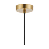 Wick E27 Pendant Light 10cm Dia 1.7m Drop - Brass Gold