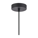 Wick E27 Pendant Light 10cm Dia 1.7m Drop - Satin Black