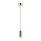 Wick E27 Pendant Light 10cm Dia 1.7m Drop - French Gold