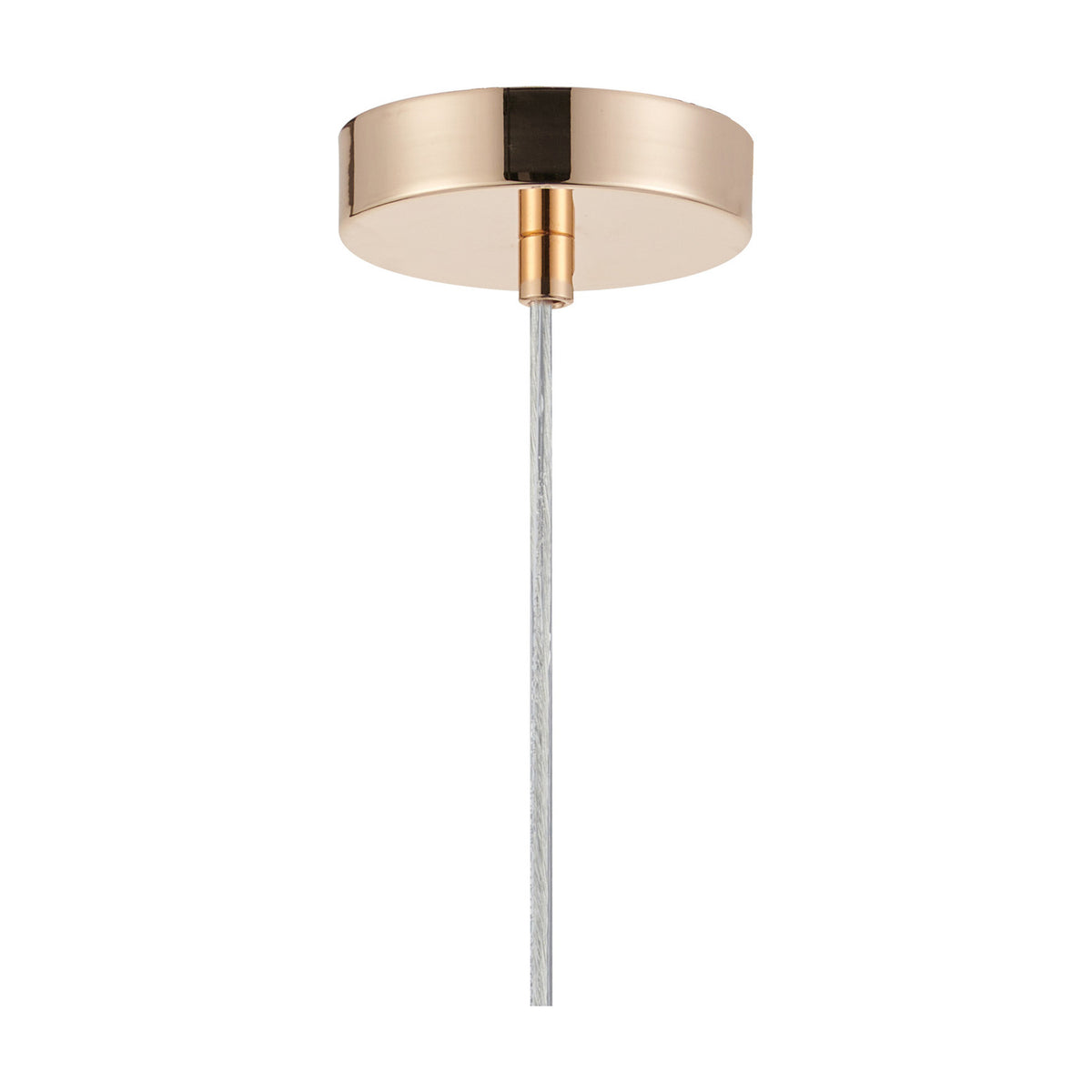 Wick E27 Pendant Light 10cm Dia 1.7m Drop - French Gold
