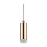 Wick E27 Pendant Light 10cm Dia 1.7m Drop - French Gold