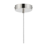 Wick Pendant Light 10cm Dia 1.7m Drop - Polished Nickel