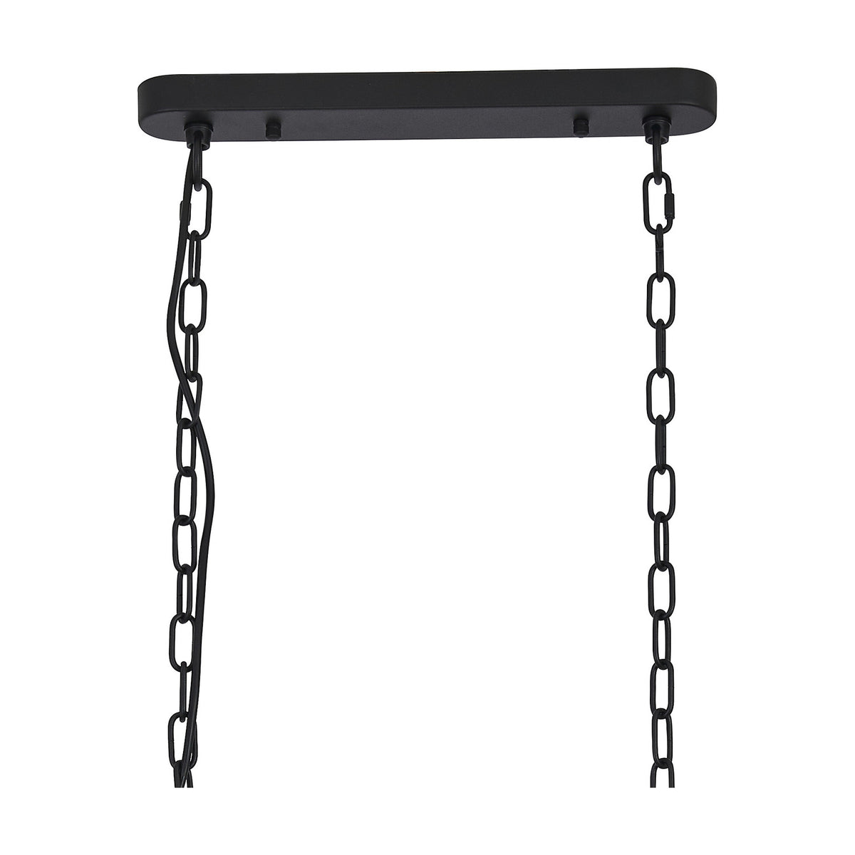 Dreifa E27 Curved Pendant Light 81.2cm Drop - Satin Black