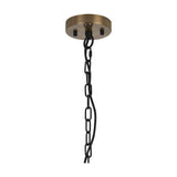 Dreifa E27 Curved Pendant Light 48.3cm - Antique Brass
