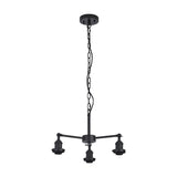Dreifa E27 Curved Pendant Light 48.3cm - Satin Black