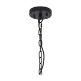 Dreifa E27 Curved Pendant Light 48.3cm - Satin Black