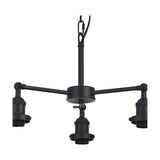 Dreifa E27 Curved Pendant Light 48.3cm - Satin Black