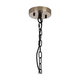 Dreifa E27 Curved Pendant Light 48.3cm - Satin Nickel