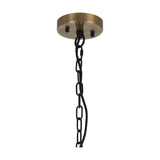 Dreifa E27 Curved Pendant Light 64cm - Antique Brass