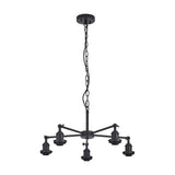 Dreifa E27 Curved Pendant Light 64cm - Satin Black