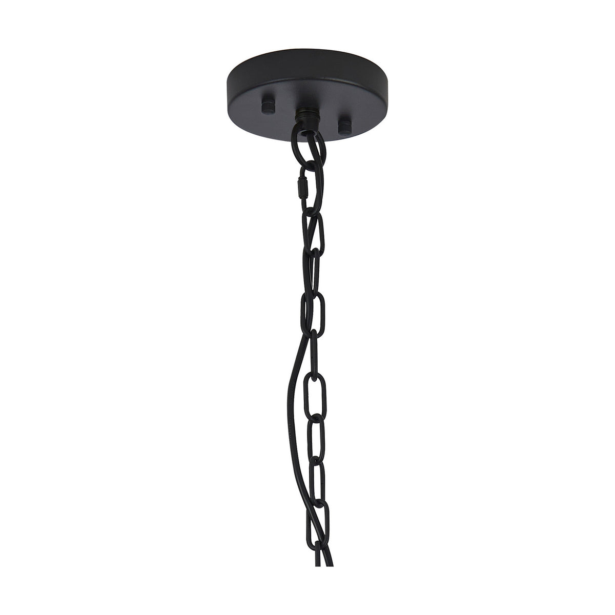 Dreifa E27 Curved Pendant Light 64cm - Satin Black