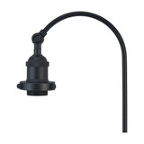 Dreifa E27 Table Lamp 23.5cm Long - Satin Black
