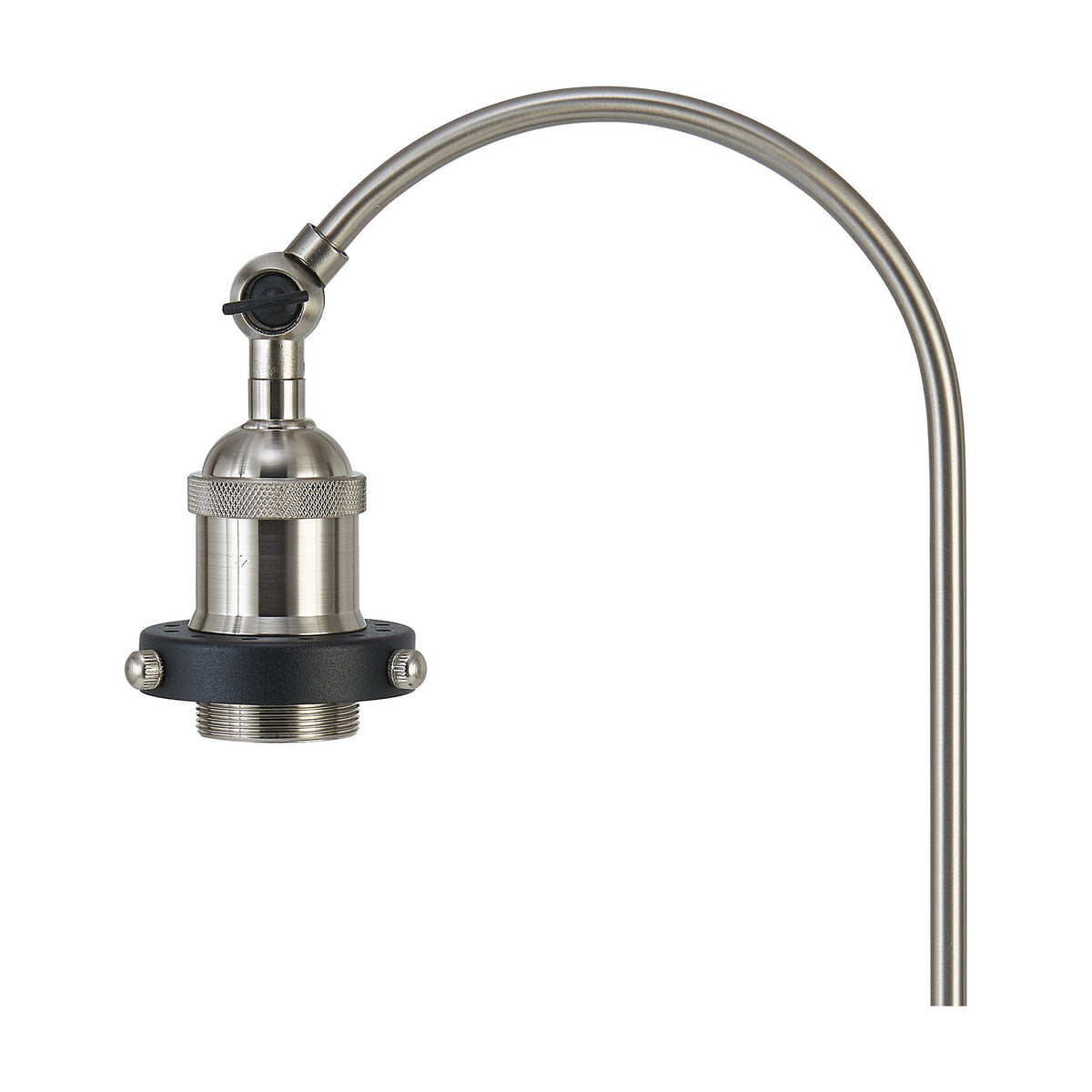 Dreifa E27 Table Lamp 23.5cm Long - Satin Nickel