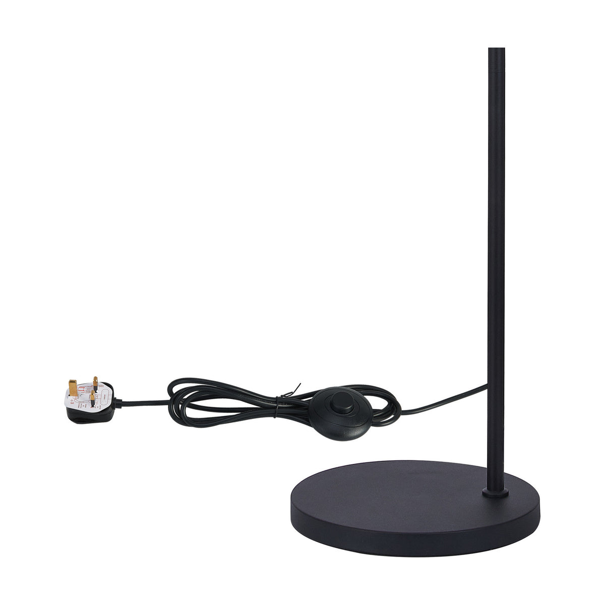 Dreifa E27 Floor Lamp 39cm Long - Antique Brass
