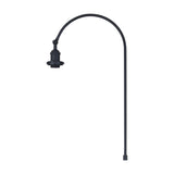 Dreifa E27 Floor Lamp 39cm Long - Satin Black