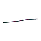 Cavo 4-core copper cable, 0.5mm, with black outer sheath and coloured wires exposed at one stripped end, shown against a plain white background.