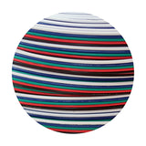 Cross-section view of Cavo 5-core copper cable for RGBW LED strips, showing red, green, blue, black and white 0.5mm insulated wires bundled in a round flexible sheath.
