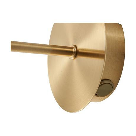 Carlton 1 Light E27 Wall Light - Antique Gold