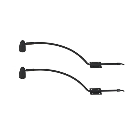 Lex Type A Over Cabinet Light Set of 2 53.5cm Long - Black, the product with the adjustment figures removed
