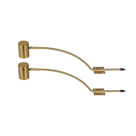 Lex Type B Over Cabinet Light Set of 2 57cm Long - Brass, the product with the adjustment figures removed