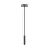 Wick Single G9 Pendant Light 11cm Dia 5m Drop - Black Chrome