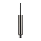 Wick Single G9 Pendant Light 11cm Dia 5m Drop - Black Chrome
