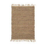 Davli Striped Jute Doormat - Natural