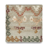 Dantri 50 x 50cm Jute & Cotton Cushion Cover - Soft Grey