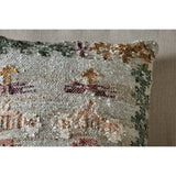 Dantri 50 x 50cm Jute & Cotton Cushion Cover - Soft Grey