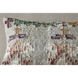 Dantri 50 x 50cm Jute & Cotton Cushion Cover - Soft Grey