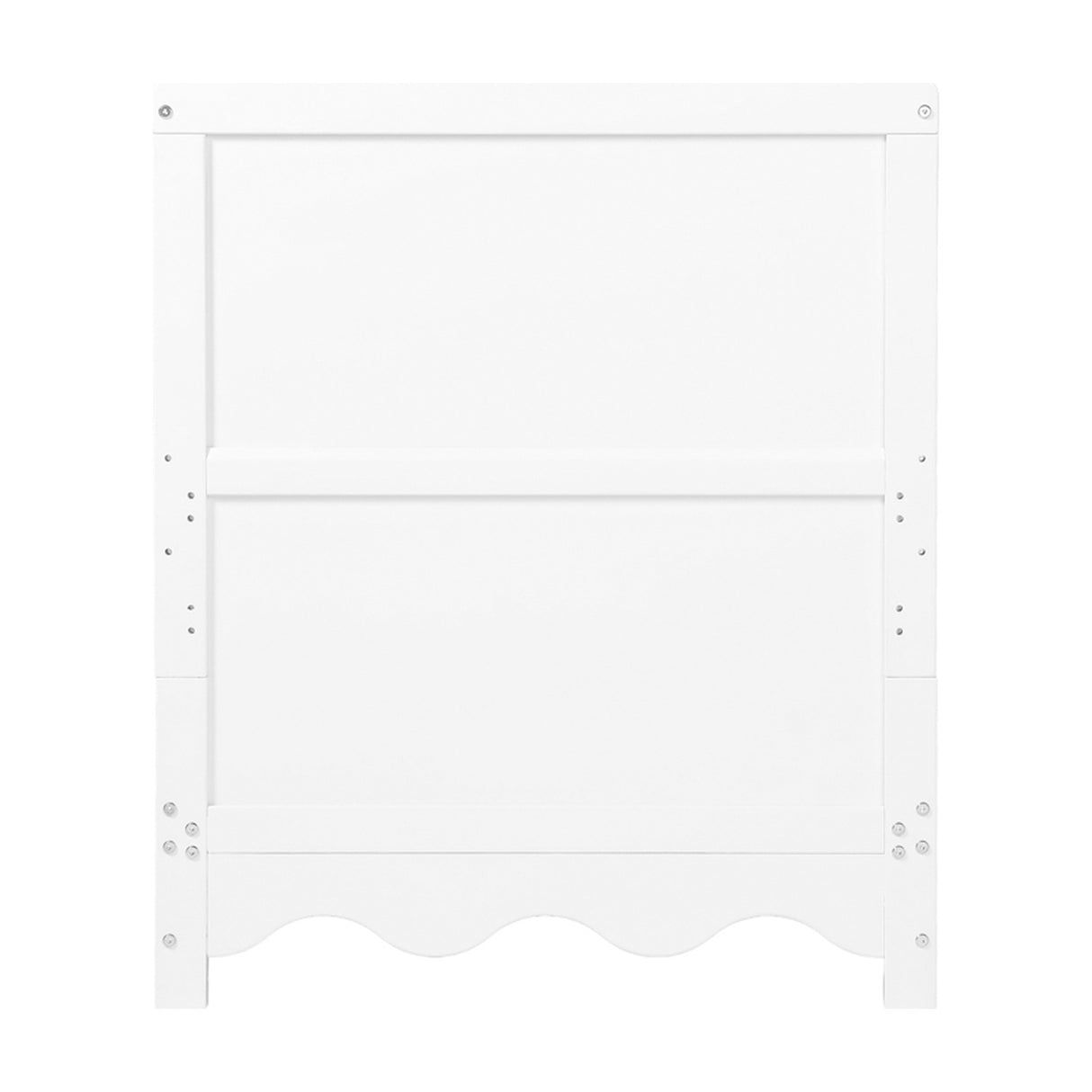 Dancer 2 Piece Nursery Furniture Set - White