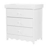 Dancer 2 Piece Nursery Furniture Set - White