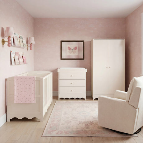 Dancer 3 Piece Nursery Furniture Set - Cashmere