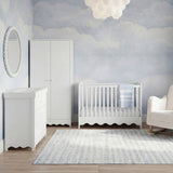 Dancer 3 Piece Nursery Furniture Set - White
