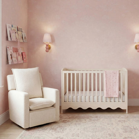 Dancer Convertible Cot Bed & 3 Position Base - Cashmere