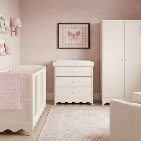Dancer Changing Table with Drawers & Removable Top - Cashmere