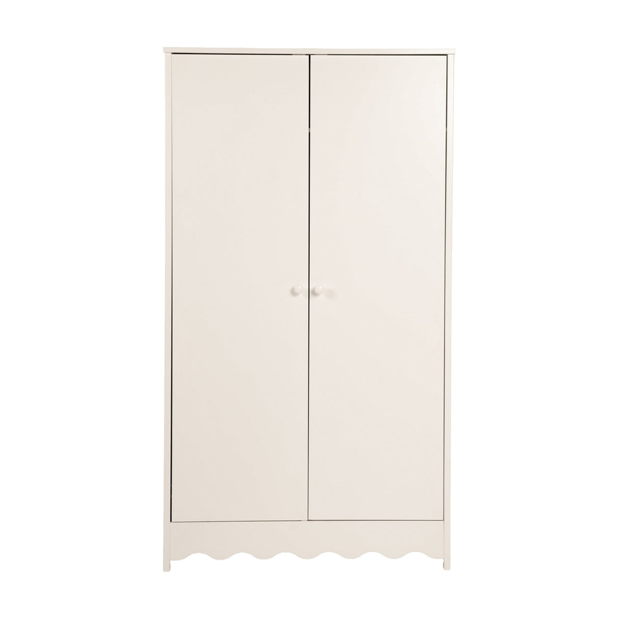 Dancer 2 Door Kids Wardrobe with Double Hanging Rail - Cashmere