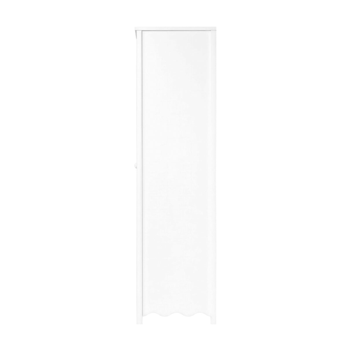 Dancer 2 Door Kids Wardrobe with Double Hanging Rail - White